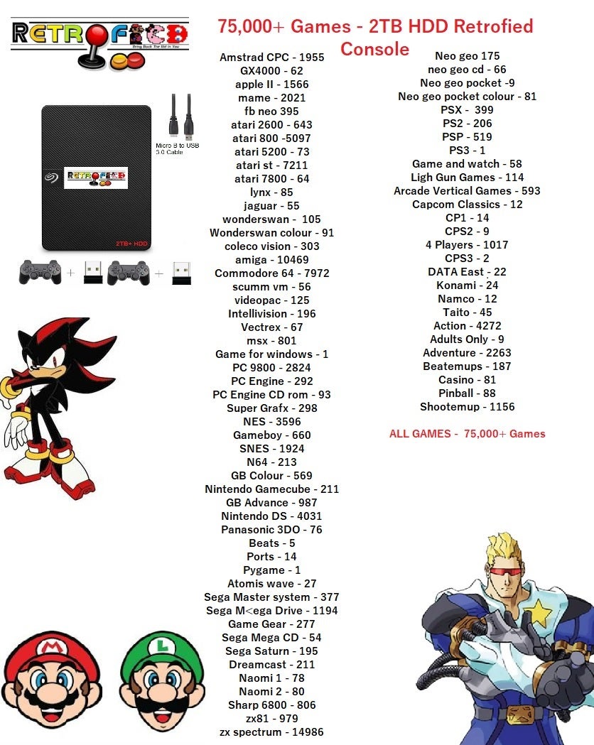 Games List | Retr0fied